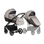 Tutis Otroški voziček Viva 4 - večnamenski otroški voziček, komplet 2v1 | 068 Essential Warm Grey