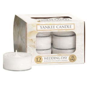 Yankee Candle Aromatične čajne sveče Poročni dan 12 x 9