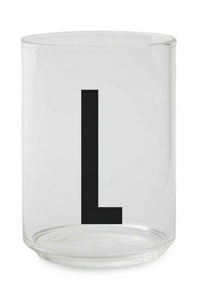 Kozarec Design Letters Personal Drinking Glass - transparentna. Kozarec iz kolekcije Design Letters. Model izdelan iz stekla.