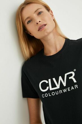 Bombažna kratka majica Colourwear črna barva - črna. Kratka majica iz kolekcije Colourwear. Model izdelan iz tanke
