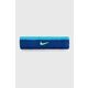 Naglavni trak Nike - modra. Naglavni trak iz kolekcije Nike. Model izdelan iz prožnega, koži prijaznega materiala.