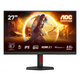 AOC U27G4R monitor, IPS, 23.8"/27", 16:9, 1920x1080/3840x2160, 120Hz/360Hz, pivot, HDMI, Display port, USB