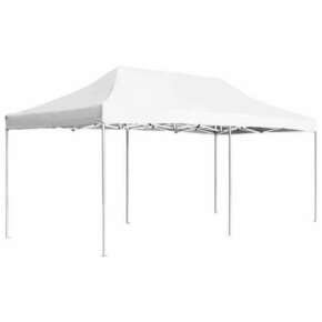 Shumee Profesionalni šotor za zabave aluminij 6x3 m bel