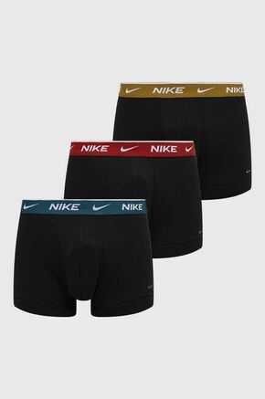 Boksarice Nike 3-pack moški - pisana. Boksarice iz kolekcije Nike. Model izdelan iz gladke pletenine. V kompletu so trije pari.