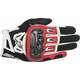 Alpinestars SMX-2 Air Carbon V2 Gloves Black/Red/White 3XL Motoristične rokavice