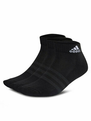 Adidas Unisex nizke nogavice Cushioned Sportswear Ankle Socks 3 Pairs IC1277 Črna