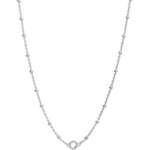 Rosato Srebrna ogrlica z obročem za obeske Storie RZC008 srebro 925/1000