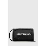Kozmetična torbica Helly Hansen črna barva - črna. Majhna kozmetična torbica iz kolekcije Helly Hansen. Model izdelan iz tekstilnega materiala.
