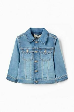 Otroška jeans jakna zippy - modra. Jakna za dojenčka iz kolekcije zippy. Nepodložen model izdelan iz jeansa.