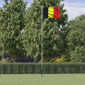 VidaXL Belgijska zastava in drog 6