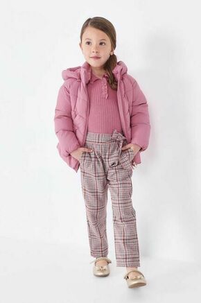 Mayoral vijolična barva - vijolična. Otroški hlače iz kolekcije Mayoral. Model izdelan iz vzorčaste tkanine. Zaradi svoje visoke termoregulacijske sposobnosti vam volna pomaga ohranjati toploto