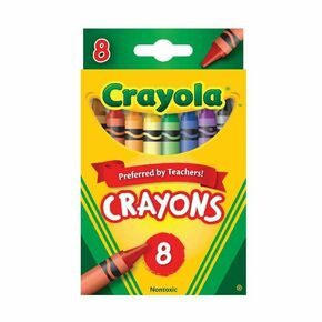 Crayola - 8 kosov voščene krede