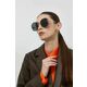 Sončna očala Gucci GG1206SA ženska, črna barva - črna. Sončna očala iz kolekcije Gucci. Model z enobarvnimi stekli in okvirji iz kovine. Ima filter UV 400.
