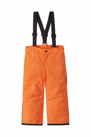 Otroške hlače za zimske športe Reima oranžna barva - oranžna. Otroški Hlače za zimske športe iz kolekcije Reima. Model izdelan iz materiala