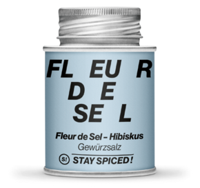Stay Spiced! Fleur de Sel / Flor de Sal - Wild Rosella Hibiskus - 80 g