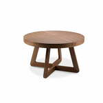 Raztegljiva miza iz hrastovega lesa Windsor &amp; Co Sofas Bodil, ø 130 cm