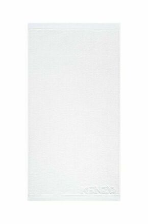 Velika bombažna brisača Kenzo Iconic White 92x150?cm - bela. Velika bombažna brisača iz kolekcije Kenzo. Model izdelan iz tekstilnega materiala.