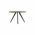 Okrogla jedilna miza z mizno ploščo iz akacije v naravni barvi ø 120 cm Mimoso – Light &amp; Living