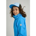 Otroška bombažna bejzbolska kapa Reima Lippava - modra. Otroška kapa s šiltom vrste baseball iz kolekcije Reima. Model izdelan iz enobarvne tkanine.