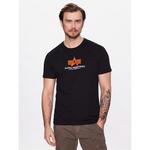 Alpha Industries Majica Basic 100501RB Črna Regular Fit