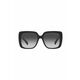 Sončna očala Michael Kors ženski, črna barva - črna. Sončna očala iz kolekcije Michael Kors. Model s toniranimi stekli in okvirjem iz plastike.