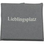 David Fussenegger GOLIATH 2-delni set sedežnih blazin "Lieblingsplatz", vključno s polnilom - siva