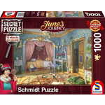 Schmidt Secret puzzle June's Journey: Spalnica gospodične June 1000 kosov