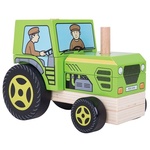 Bigjigs Baby Vkladačka traktor