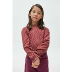 Otroška bluza Mayoral vijolična barva - vijolična. Otroški bluza iz kolekcije Mayoral, izdelana iz vzorčaste tkanine. Model iz izjemno udobne tkanine z visoko vsebnostjo bombaža.