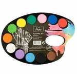 WEBHIDDENBRAND Akvarelne barve Nassau - paleta 12 barv + čopič
