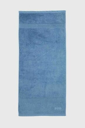 Bombažna brisača BOSS Loft Sky 50 x 100 cm - modra. Brisača iz kolekcije BOSS. Model izdelan iz bombažne tkanine.