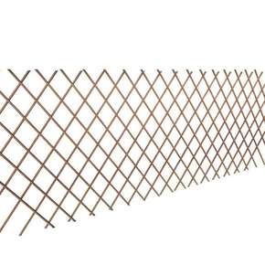 VidaXL Mrežasta ograja iz vrbe 5 kosov z umetnimi listi 180x90 cm