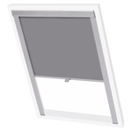 vidaXL Senčilo za zatemnitev okna sive barve U08/808