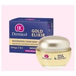 Dermacol Gold Elixir regenerativna nočna krema proti gubam 50 ml za ženske