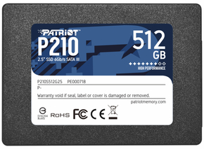 Patriot P210 P210S512G25 SSD 512GB