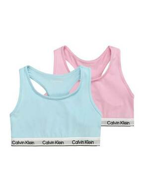 Otroški športni modrček Calvin Klein Underwear 2-pack roza barva - roza. Otroške športni nedrček iz kolekcije Calvin Klein Underwear. Model izdelan iz udobnega materiala.