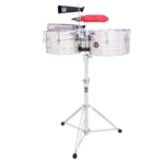 Timbale Tito Puente Stainless Steel Latin Percussion - Timbale s premeroma 12" in 13" (LP255-S)
