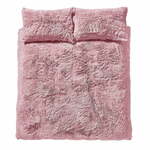 Roza podaljšana posteljnina za zakonsko posteljo 230x220 cm Cuddly Deep Pile - Catherine Lansfield