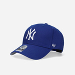 Bombažna kapa s šiltom 47brand MLB New York Yankees - modra. Kapa s šiltom iz kolekcije 47brand. Model izdelan iz tkanine z nalepko.
