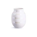 Bela keramična vaza Kähler Design Omaggio, višina 20 cm