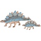 Woodcraft Lesena 3D sestavljanka Stegosaurus 2v1