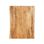 VIDAXL Mizna plošča trden akacijev les 80x(50-60)x2,5 cm