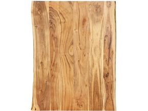 VIDAXL Mizna plošča trden akacijev les 80x(50-60)x2