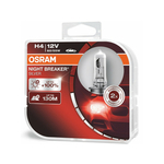 Osram Night Breaker Silver 12V-60 / 55W H4 halogenska žarnica, 2 kos.