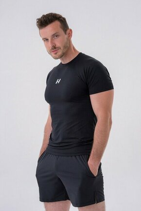 Nebbia Functional Slim-fit T-shirt Black M Fitnes majica
