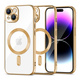Tech-protect Magshine MagSafe ovitek za iPhone 15, zlato