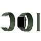 Najlonski pašček Chic (vel.S) za Apple Watch (38/40/41 mm), zelen, dolžina 13,5 cm