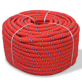Shumee Mornarska vrv polipropilen 10 mm 250 m rdeča