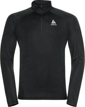 Odlo Men's ESSENTIAL Half-Zip Running Mid Layer Black S Tekaša majica