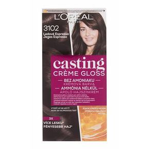 L´Oréal Paris Casting Creme Gloss barva za lase za barvane lase za vse vrste las 48 ml odtenek 3102 Iced Espresso